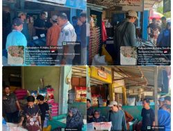 Satuan Tugas Pengendali Harga Beras Sidak Di Pasar Raya Mekongga