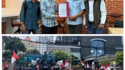 Demo di Kemenkeu RI, Koalisi Aktivis Pemerhati Hukum dan Pegiat Anti Korupsi Sultra, Desak Purbaya Audit PT. TRK